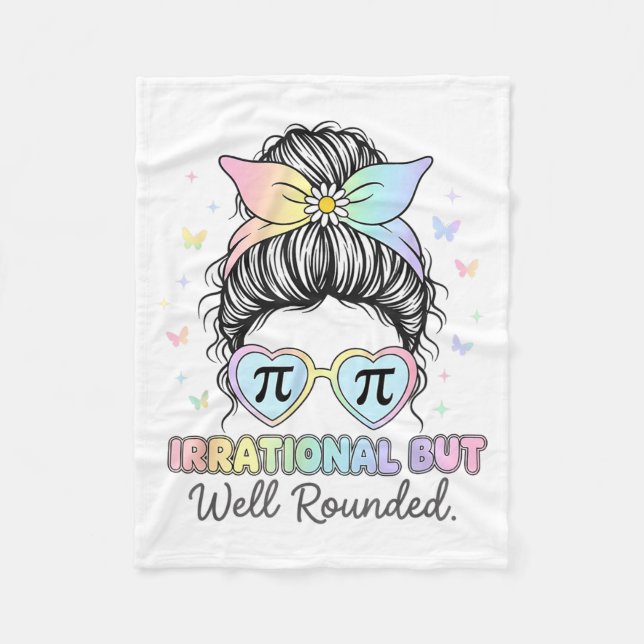 Cobertor De Velo Número Irracional Mas Bem Redondo Pi Professor de  (Frente)