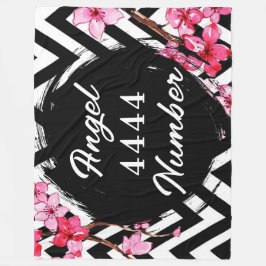 Cobertor De Velo Números de anjo "4444"
