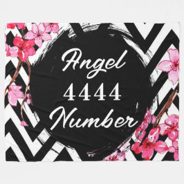 Cobertor De Velo Números de anjo "4444"
