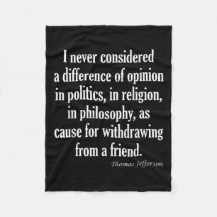 Cobertor De Velo Nunca Considere A Diferença Em Política, Religião 