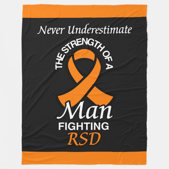 Cobertor De Velo Nunca Subestimar/Fita/Homem...RSD (Frente)