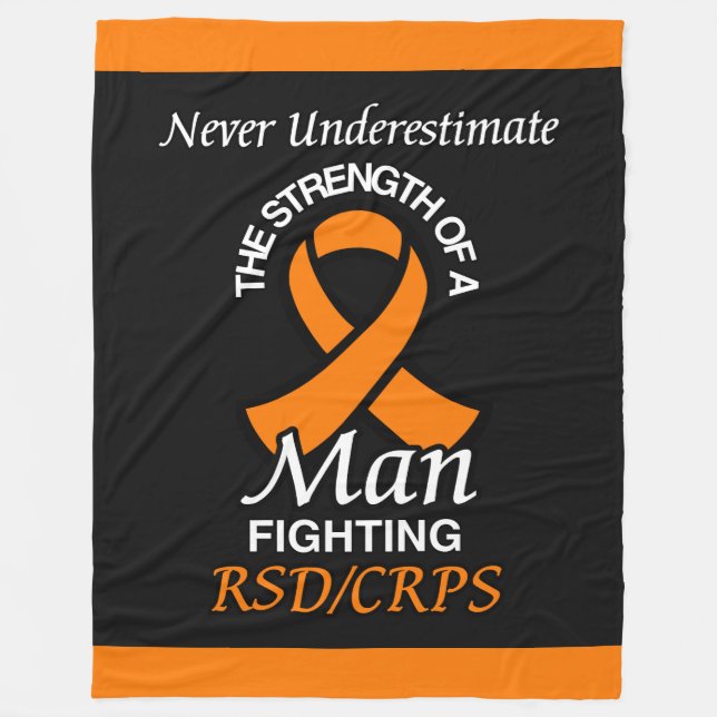 Cobertor De Velo Nunca Subestimar/Fita/Homem...RSD/CRPS (Frente)