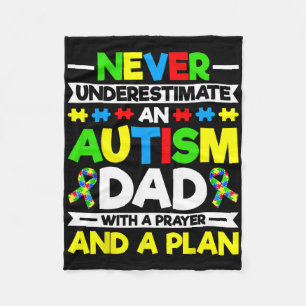 Cobertor De Velo Nunca Subestimar Um Pai Autismo - Autismo Awarene