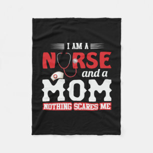Cobertor De Velo Nurse Gift I Am A Nurse And A Mom