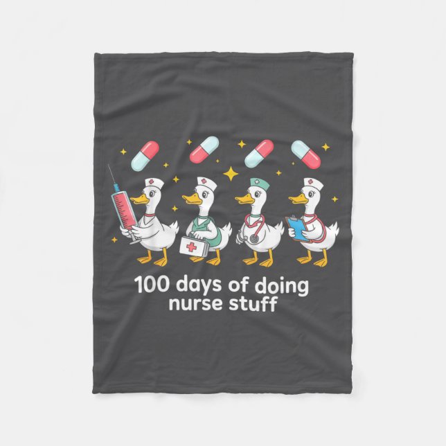 Cobertor De Velo Nurse Skeleton New Year Crew 2026 Funny Er Icu Par (Frente)