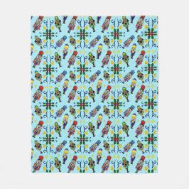 Cobertor De Velo Nutcracker Pattern Blanket