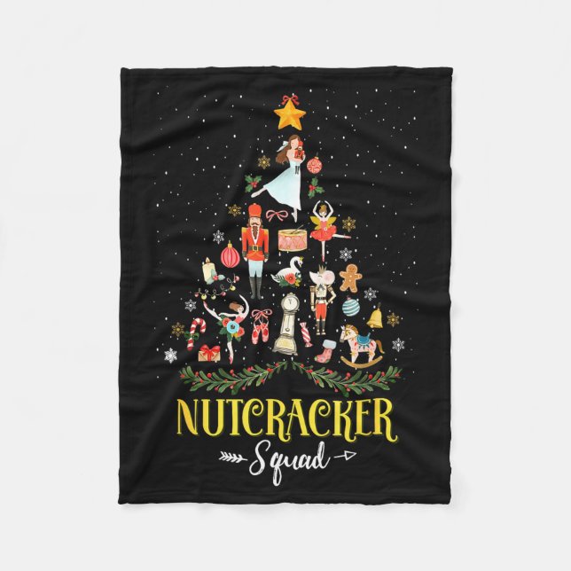 Cobertor De Velo Nutcracker Squad In My Nutcracker Era Christmas Tr (Frente)