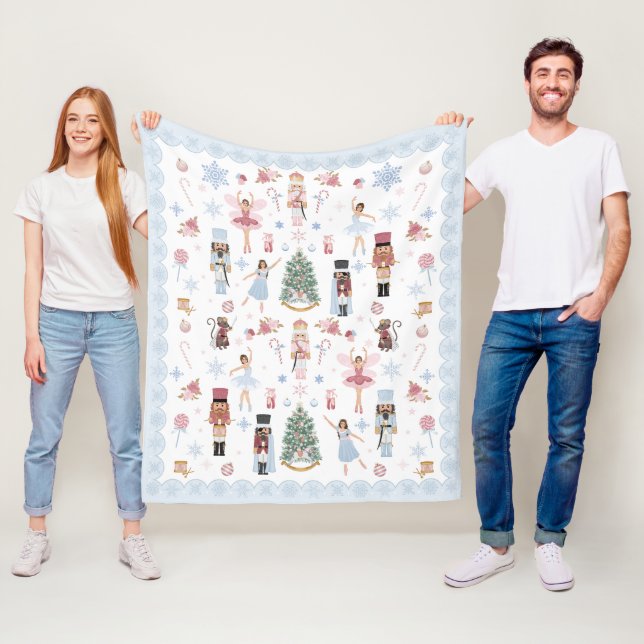 Cobertor De Velo Nutcracker Sweets Blanket (In Situ)