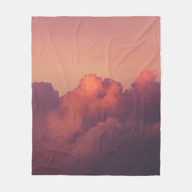 COBERTOR DE VELO NUVENS BRANCAS E CÉU AZUL (Frente)