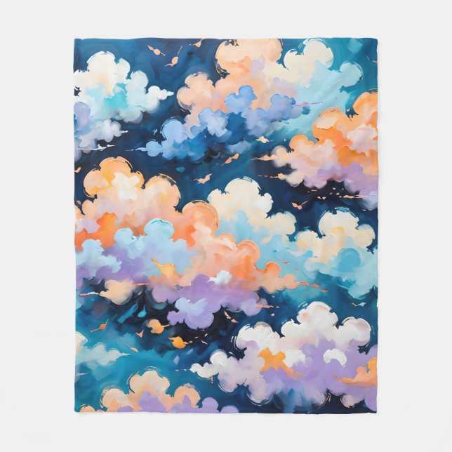 Cobertor De Velo Nuvens em Movimento (Frente)