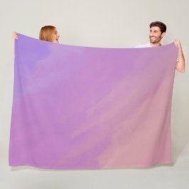 Cobertor De Velo Nuvens roxas no crepúsculo