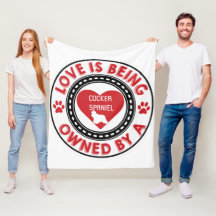 O amor é propriedade de um Cocker Spaniel