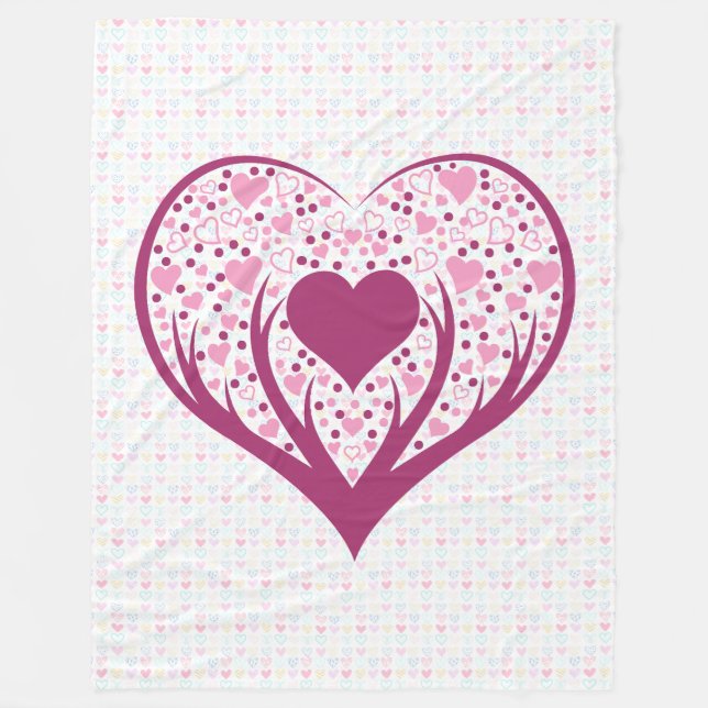 Cobertor De Velo O amor está por aí. (Frente)