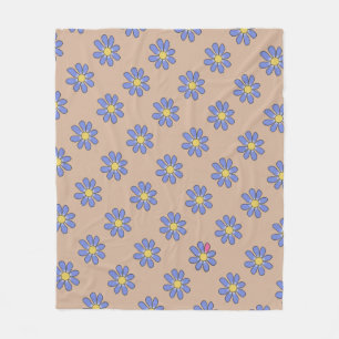 Cobertor De Velo O azul da diversidade floresce o detalhe