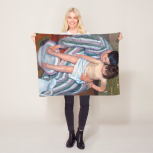 Cobertor De Velo O Banho da Criança, Mary Cassatt