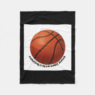 Cobertor De Velo O Basquete É Minha Época Favorita Ativa