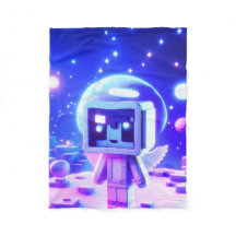 O Bebê Anjo Astronauta no Espaço em um Dia Quente