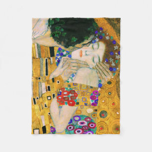 Cobertor De Velo O Beijo de Gustav Klimt