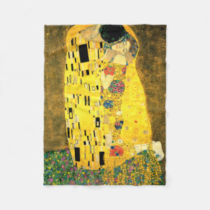 Cobertor De Velo O beijo por Gustavo Klimt