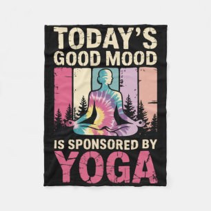 Cobertor De Velo O Bom Humor de Hoje é Patrocinado Pelo Yoga _2
