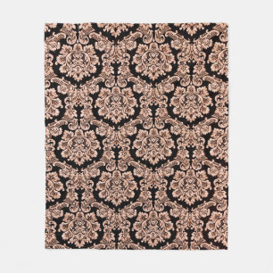 Cobertor De Velo O bordado do rosa vermelha vintage é um padrão p