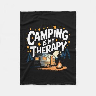 Cobertor De Velo O camping é minha terapia 