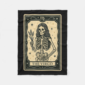 Cobertor De Velo O Cartão Virgo Tarot - Bruxa Gótica Halloween