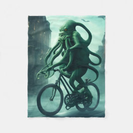 Cobertor De Velo O ciclista Eldritch: Cthulhu anda de bicicleta