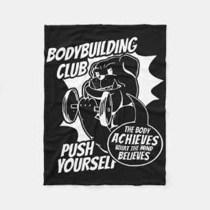 Cobertor De Velo O Clube de Construção de Porcos Empurra-Se O Corpo