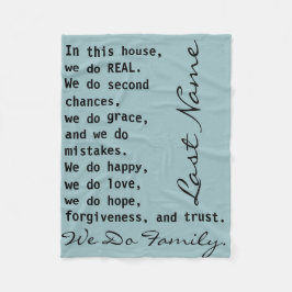 Cobertor De Velo O costume personalizou-nos faz citações da família
