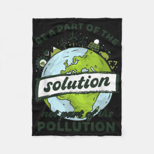 Cobertor De Velo O Dia Da Terra Faz Parte Da Solução E Não Da Polui