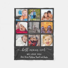 Cobertor De Velo O Dia de as mães de Colagem de Fotografias da Melh