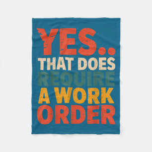 Cobertor De Velo O engraçado sim requer manutenção da ordem de serv