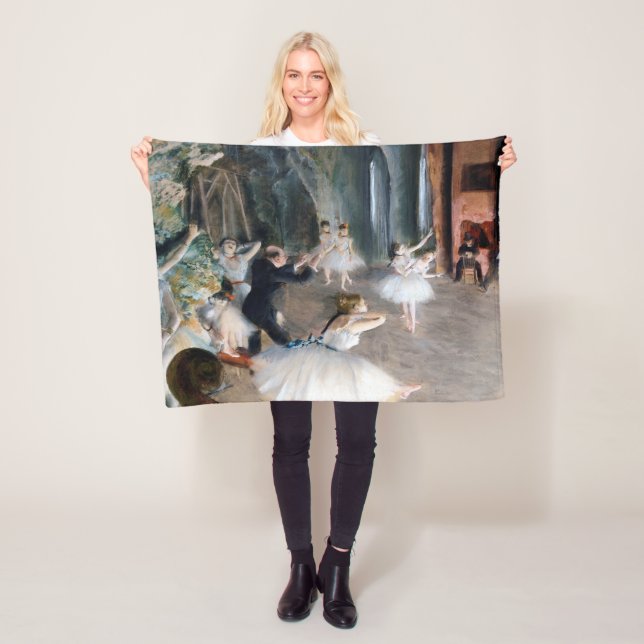 Cobertor De Velo O ensaio no palco, Edgar Degas (In Situ)