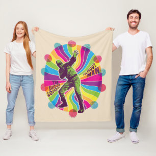 Cobertor De Velo O Esquadrão Suicida   Polka-Dot Man Psychedelic