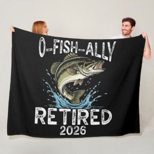 Cobertor De Velo O-Fish-Ally Aposentado 2026 Humor Engraçado