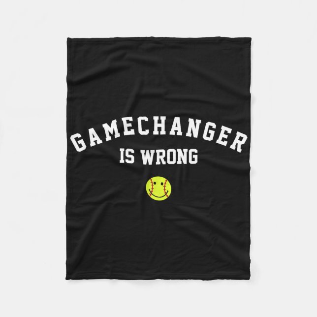 Cobertor De Velo O Game Changer Está Errado Engraçado Vender Softll (Frente)