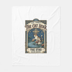 Cobertor De Velo O Gato Estrela Gato Cartão Tarot Arcano Maior Vint