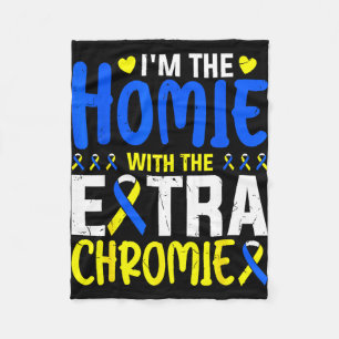 Cobertor De Velo O homie com síndrome de down cromie extra