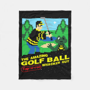 Cobertor De Velo O Incrível Cara do Taco Tap-a-roo de Bola de Golfe
