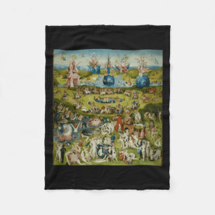 Cobertor De Velo O Jardim Das Delícias Terrenas Por Hieronymus Bosc