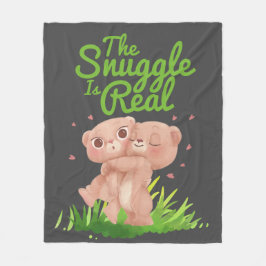 Cobertor De Velo O Jogo é Abraços de Urso Bonito.