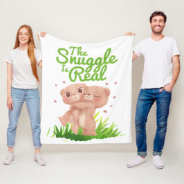 Cobertor De Velo O Jogo é Abraços de Urso Bonito.