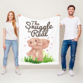Cobertor De Velo O Jogo é Abraços de Urso Bonito.
