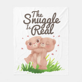 Cobertor De Velo O Jogo é Abraços de Urso Bonito.