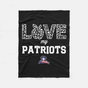 Cobertor De Velo O Logotipo Truman Patriots Ama Minha Equipe