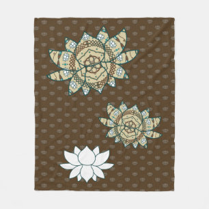 Cobertor De Velo O Lotus Fleece Blanket