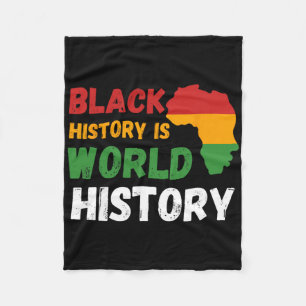 Cobertor De Velo O Mês da História Negra é o Mês da História Mundia