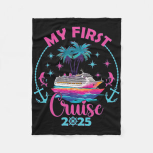 Cobertor De Velo O Meu Primeiro Cruise 2025 - Férias Familiares - N