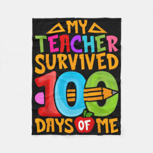 Cobertor De Velo O Meu Professor Sobreviveu A 100 Dias De Mim 100 D